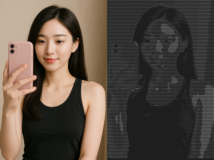 아스키아트 생성기 이미지