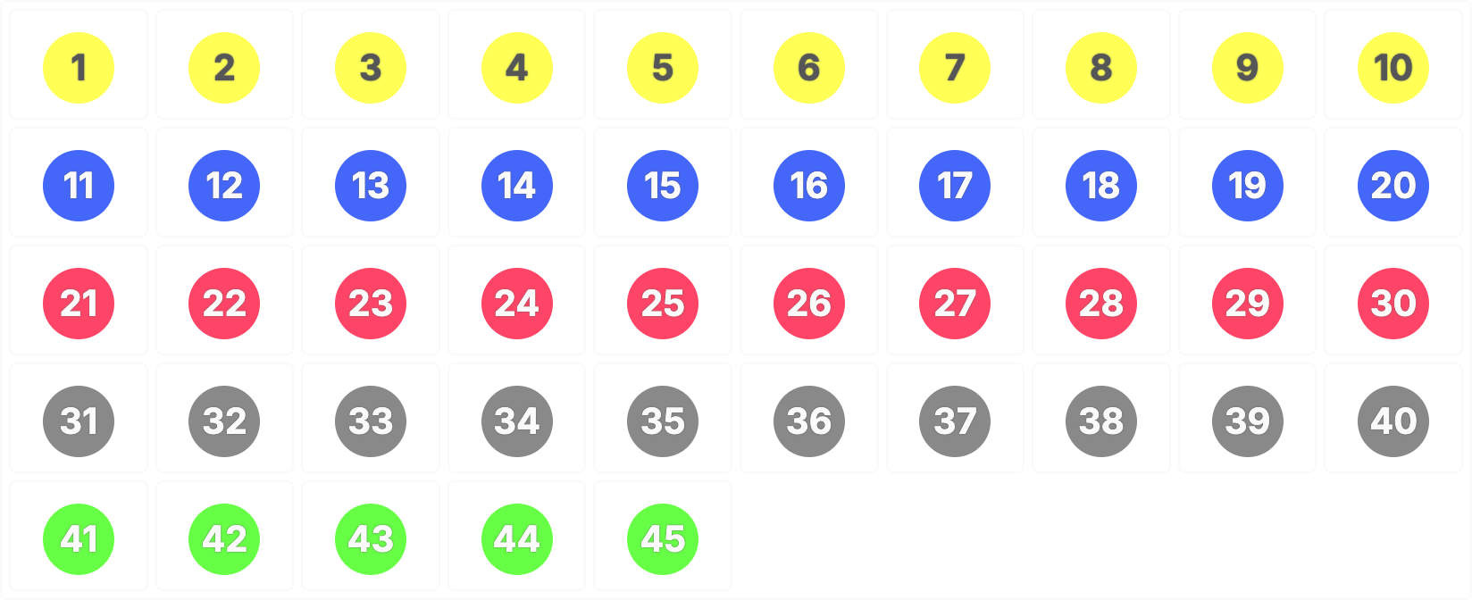 로또번호 생성기 이미지